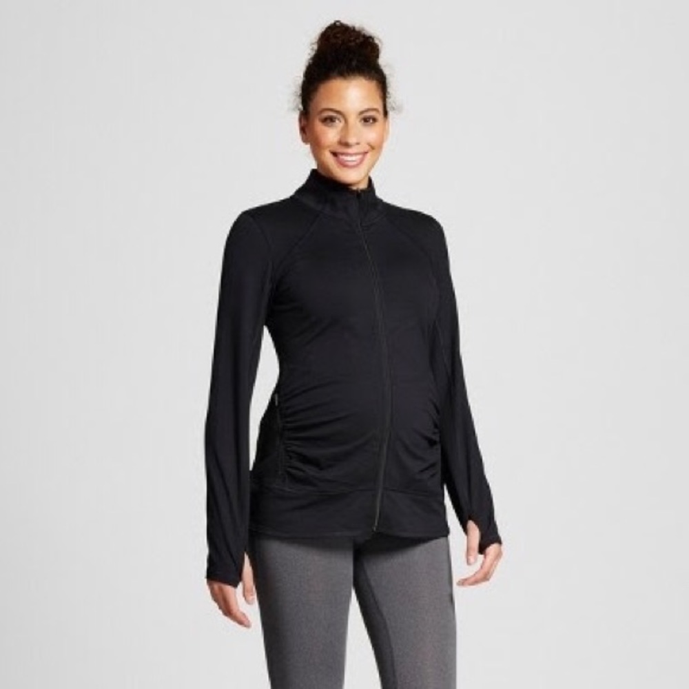 Champion Maternity Performance Track Jacket Sz M